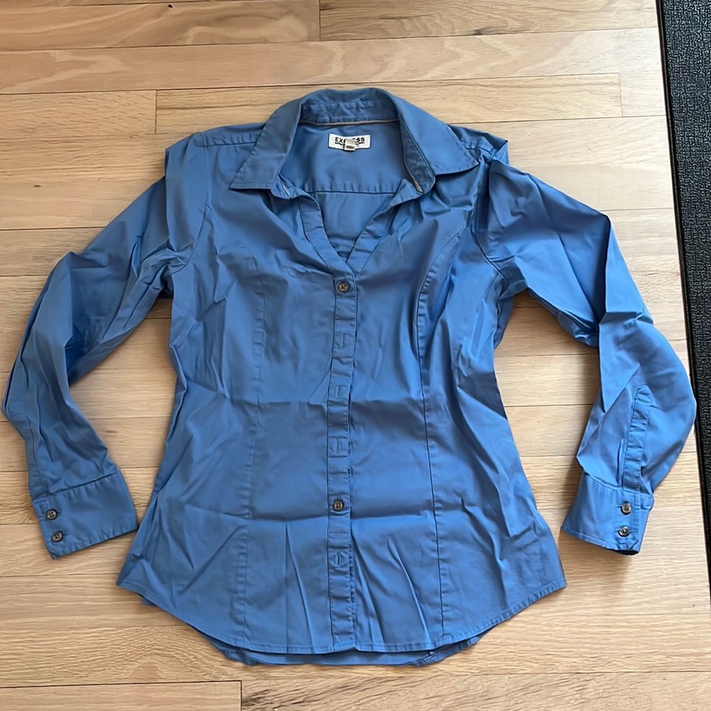 Express Ultimate essentials button up shirt